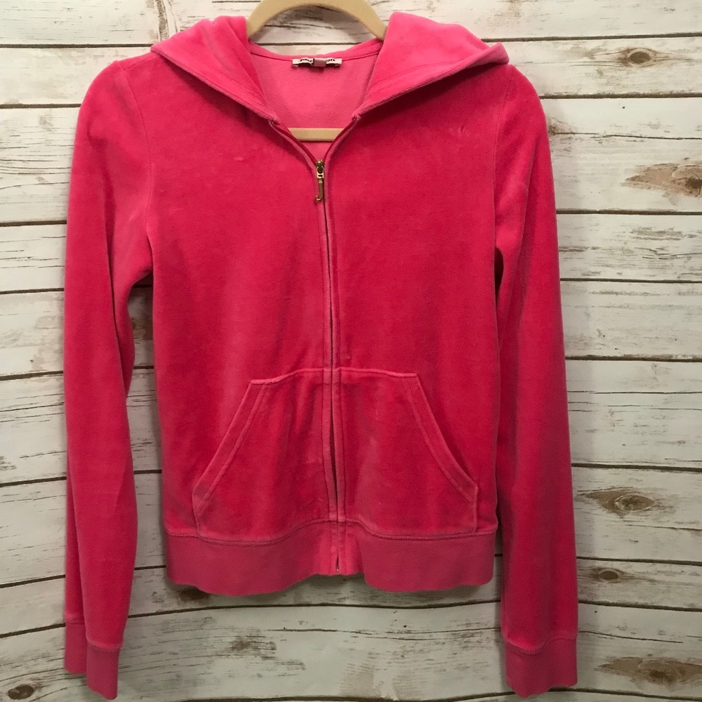 Juicy Couture Pink Velour Jacket